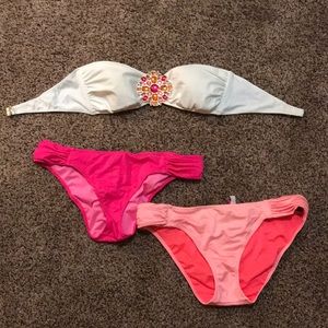 Victoria’s Secret Bikini Set (2 Bottoms+Bonus Top)